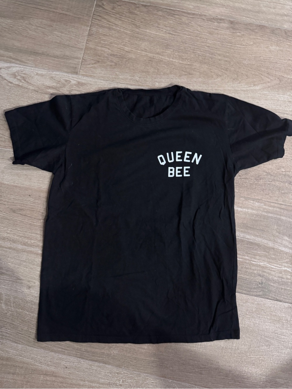 Queen Bee Black Graphic Tee Casual Shirt